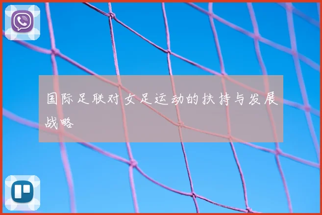 国际足联对女足运动的扶持与发展战略